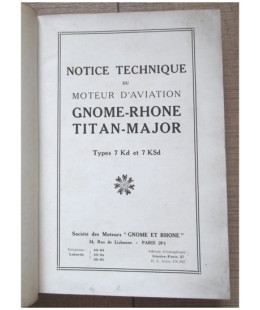 Moteur d'Aviation Gnome Rhone