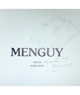 Frédéric Menguy, avec un dessin dédicacé