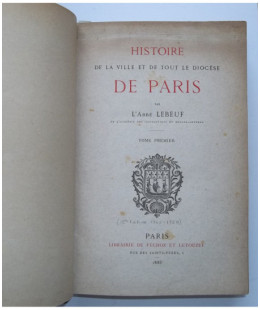 Histoire du Diocèse de Paris