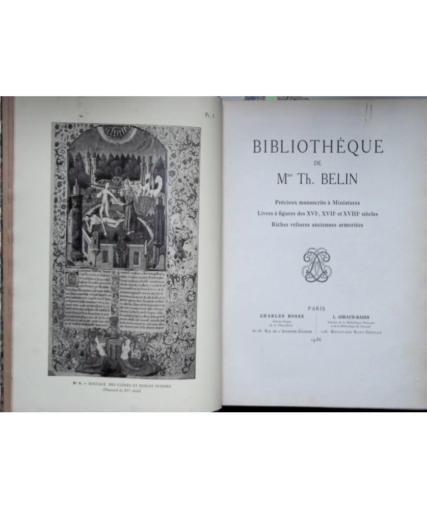 Bibliothèque de Mme Th. Belin