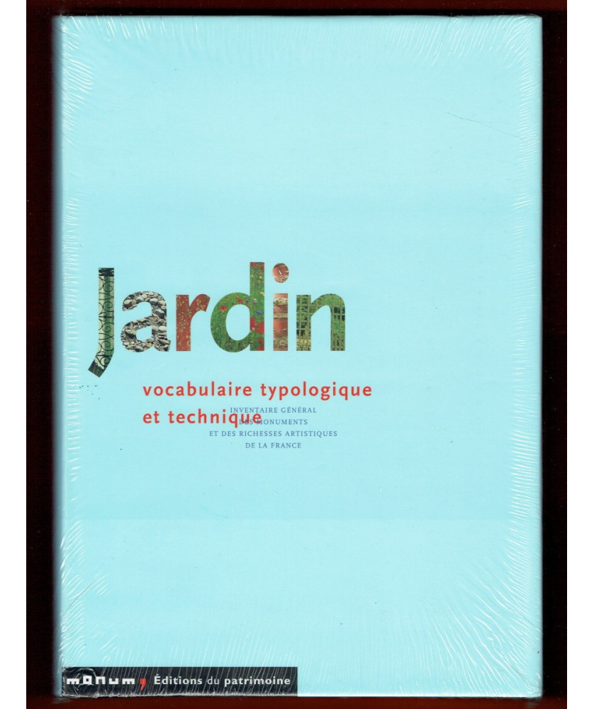 Jardins, vocabulaire typologique et technique