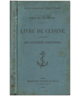 Livre de Cuisine à l'usage des Cuisiniers d'équipages