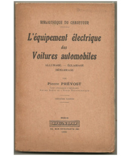 L'équipement électrique des Voitures automobiles