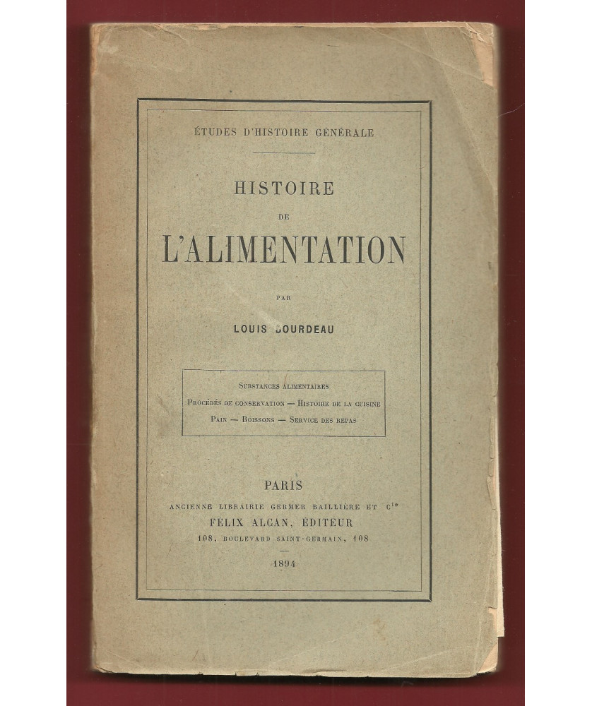 Histoire de l'Alimentation