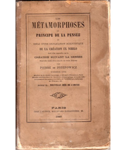 Les métamorphoses du principe de la pensée