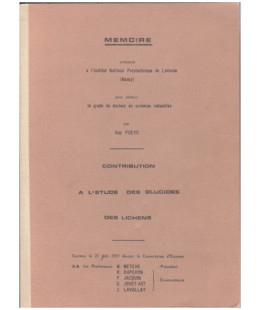 Etude des glucides des lichens