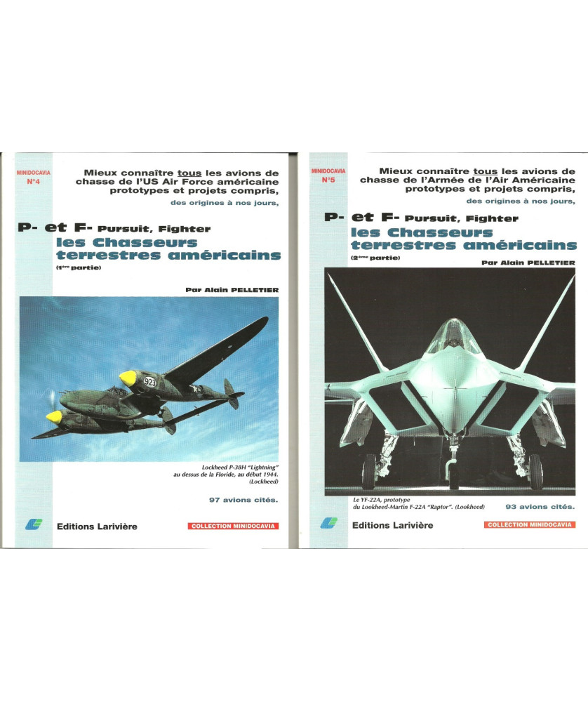 P- et F- Pursuit, Fighter, Avions de Chasse